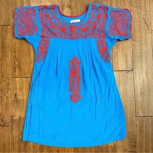 Buddy Love Blue and Red Dress